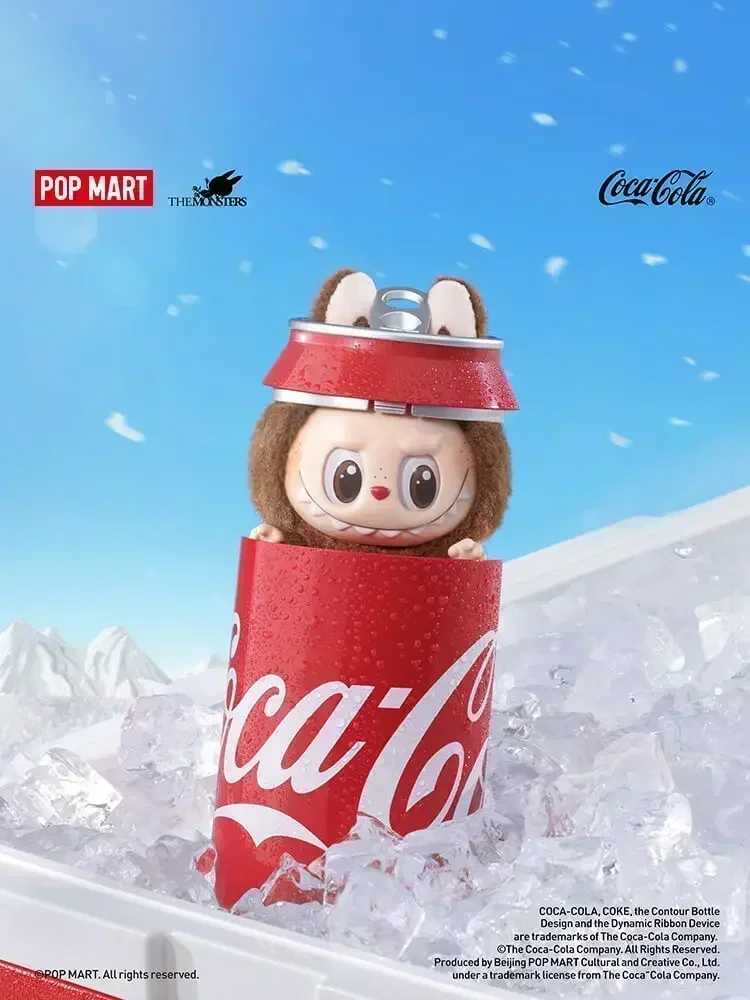POP MART LABUBU THE MONSTERS COCA-COLA Serie Vinyl Figuur Echte Blind Box Guess Bag Speelgoed Pop Anime Figuur Bureaudecoratie - afbeelding 2
