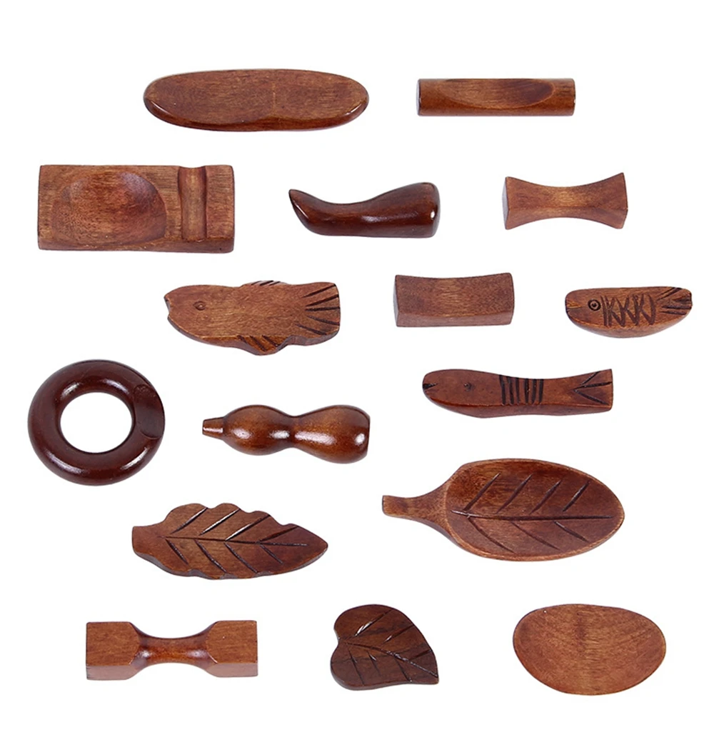 Vintage Wooden Cooking Utensils Tableware Pillow Chopstick Rest Chopsticks Stand for Dining Table Accessories Chopsticks Holder