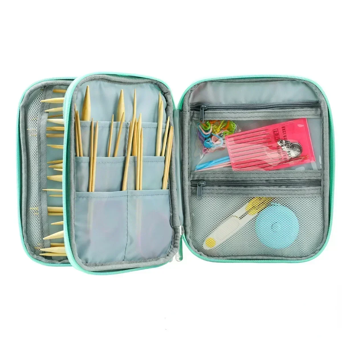 Sewing Storage Boxs Knitting Bag Zipper Oxford Crochet Bag Accessories Scissors Ruler Knit Organizer Arts Crafts Homes Garden