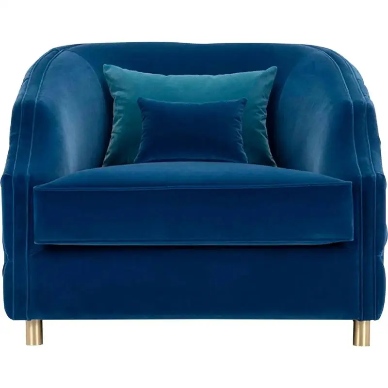 &Modular Design Furniture Cleio Blue Burgundy Orange Armchair Custom Comfortable Club Chair for Bar and Club