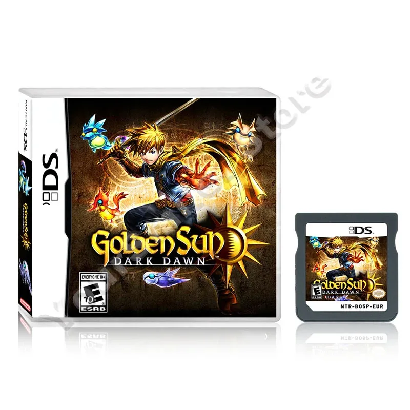 NDS Game Card Golden Sun: Dark Dawn American Edition