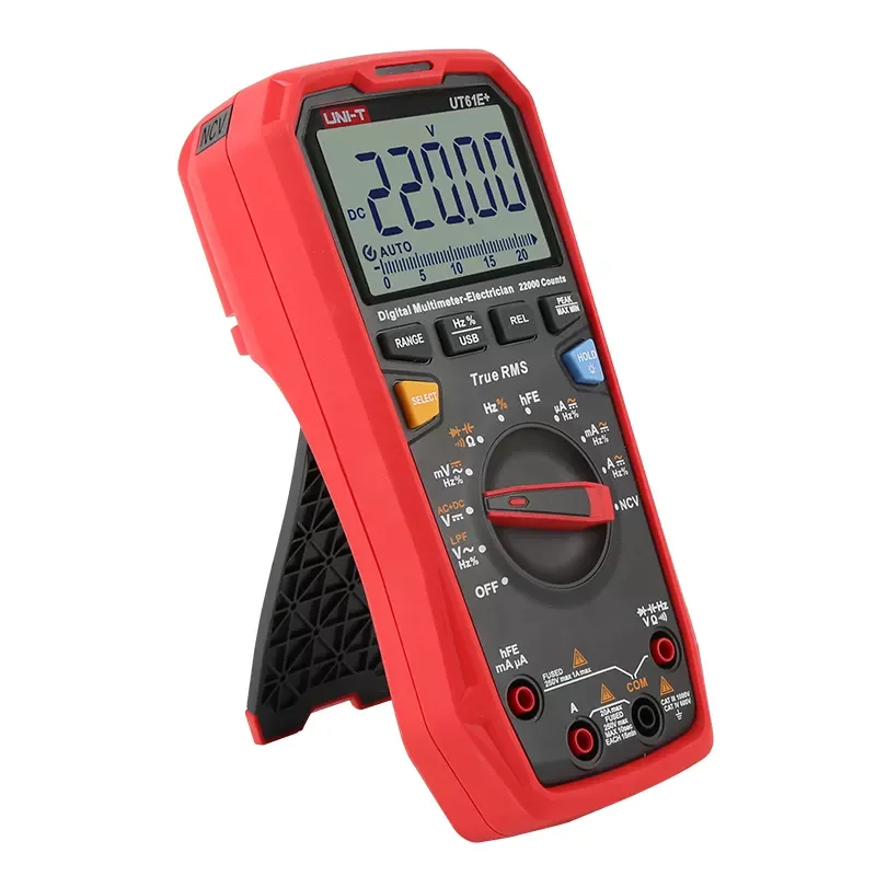 UNI-T UT61E+ 22000 Counts 1000V True RMS Digital Multimeter AC/DC Voltage Current Resistance Capacitance Frequency