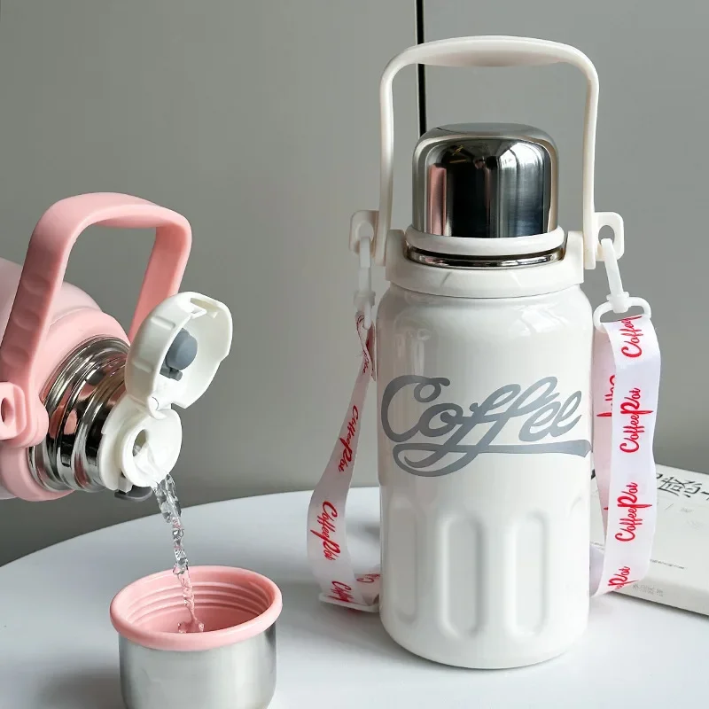 كوب كوكا كولا كوب كينغ كونغ كوب خارجي للطلاب حزام محمول عالي الجمال سعة كبيرة 316 كوب معزول من الفولاذ المقاوم للصدأ #3