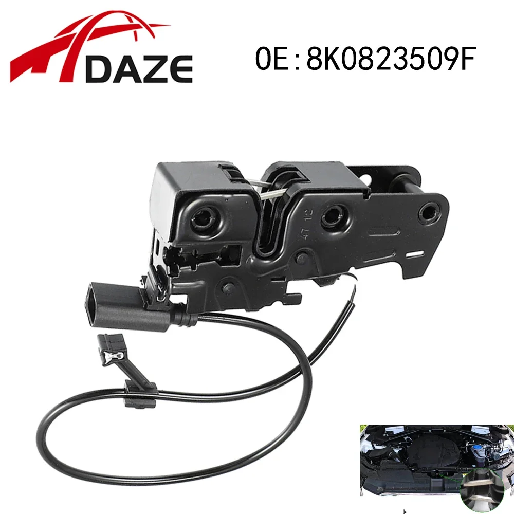 DAZE 8K0823509F Hood Latch Lock With Micro Switch For Audi A4 S4 A4 Allroad Quattro A5 S5 Q5 R8 RS4 RS5