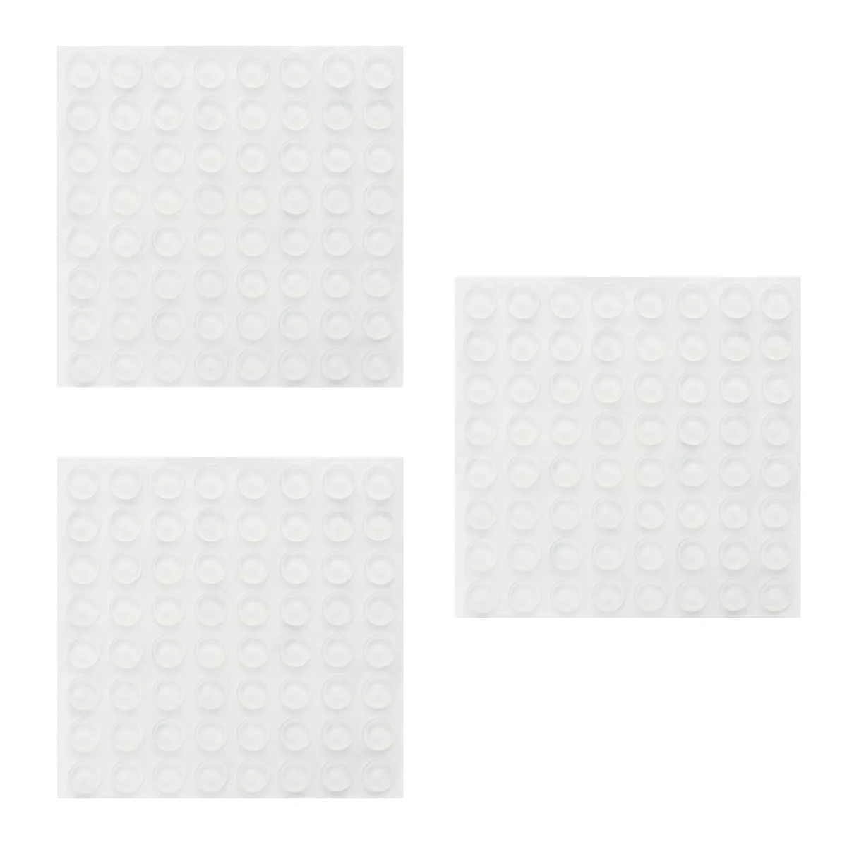 

128pcs Clear Door Knob Bumpers 12X4Mm Self-Adhesive Wall Protectors For Furniture Speakers Electronics Noise Dampening Bump Pads