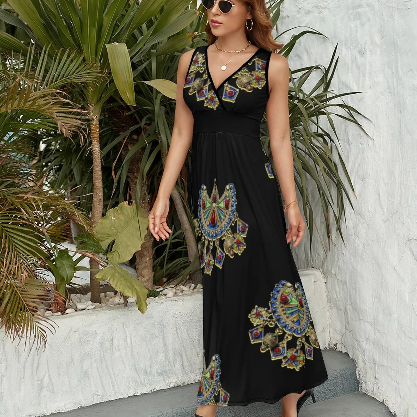 Kabyle jewelry Sleeveless Dress summer dresses summer dress for women 2023 Dress women