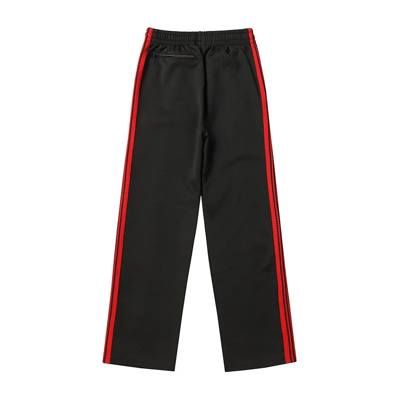 Chaopai Motion Pants Men Woman 1:1 Best Quality Loose Casual Fashion Side Edge Weaving Stripe Self Cultivation Trousers