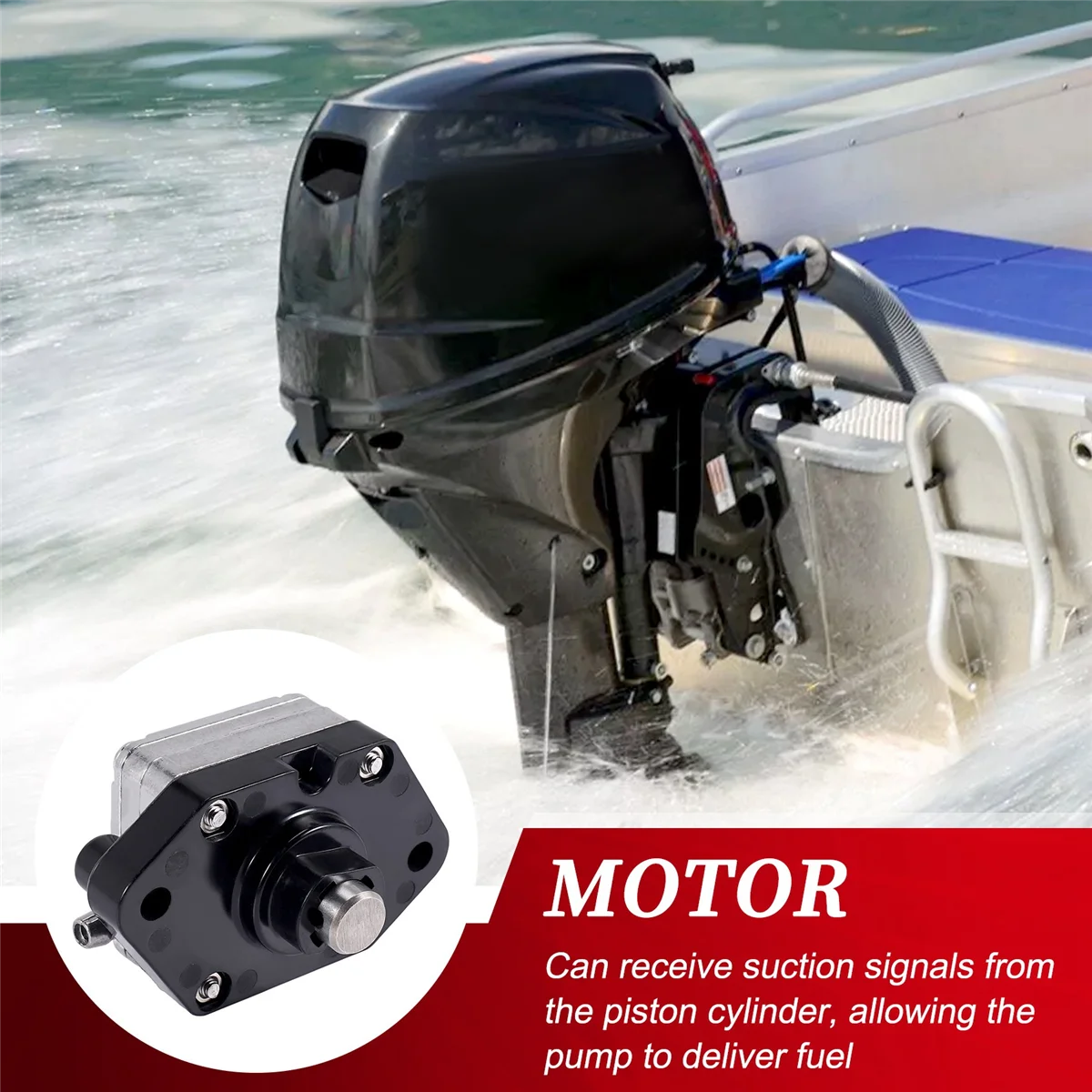 DF6 FUEL PUMP for SUZUKI DF4 DF6A 138CC SEA PRO & MORE 4 STROK 4HP 5HP 6HP 8HP OUTBOARDS BOAT MOTORS Rich