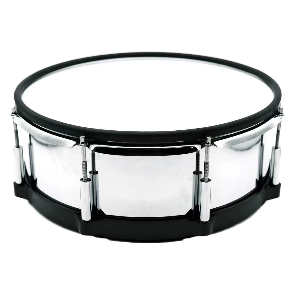 10 -12 -14-Inch Steel Electronic Electric Snare Drum Dual Trigger Sensors With Snare Drum Metal Shell