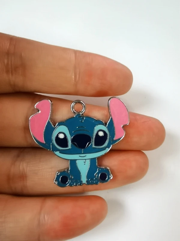 10 Pcs Disney stitch   Pendants Charms  Jewelry Making  Earrings Pendants Necklaces Bracelets DIY Accessories