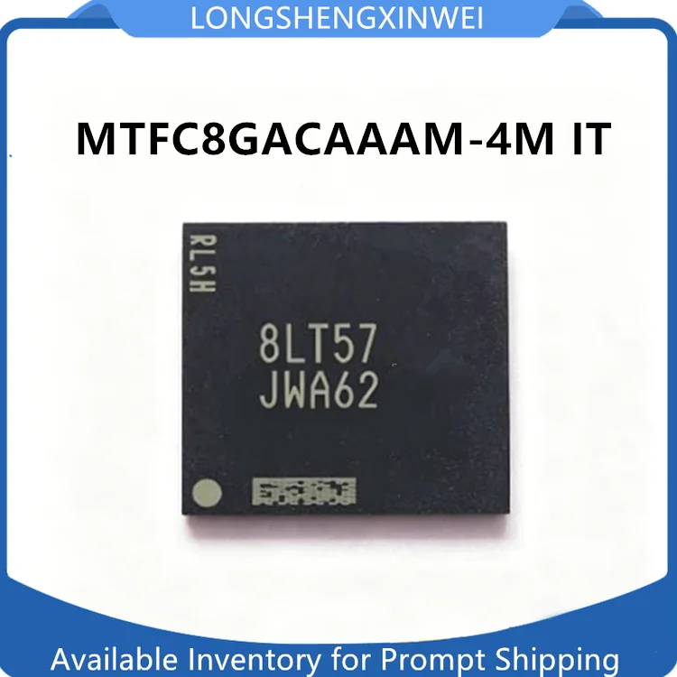 1PCS New Original MTFC8GACAAAM-4M IT Silk Screen JWA62 8G 4.5 EMMC Font Storage Chip in Stock