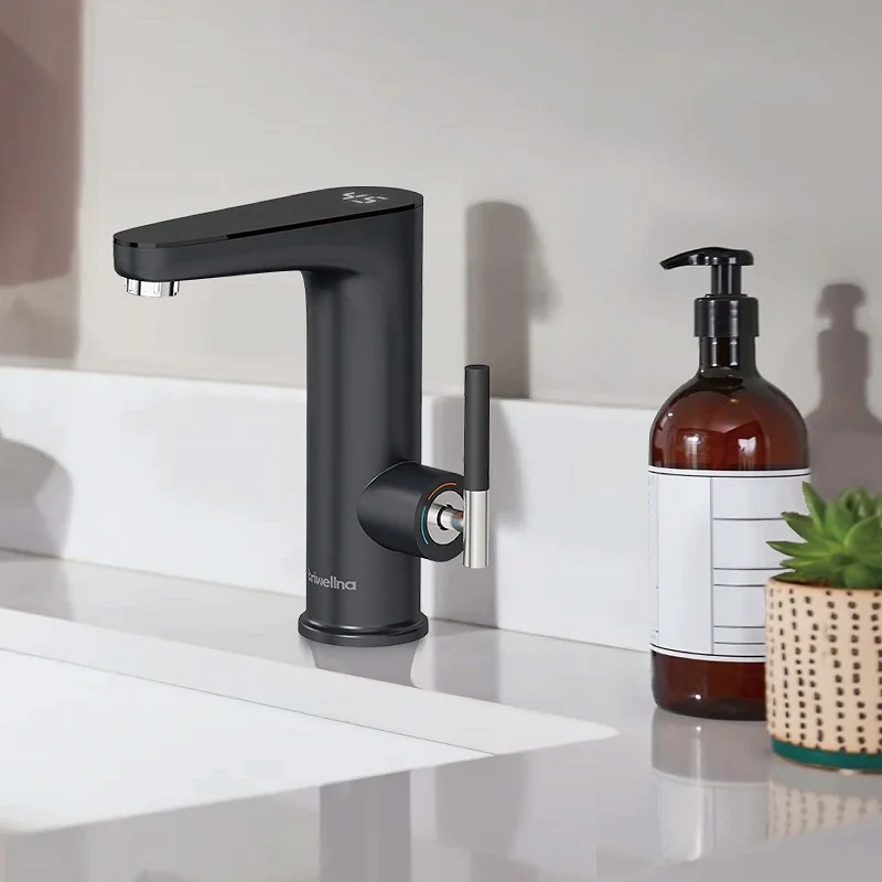 3200 واط سخان مياه كهربي صنبور المطبخ Tankless Geysers صنبور سخان التدفئة الحنفية سخانات لحظية Robinet 220 فولت