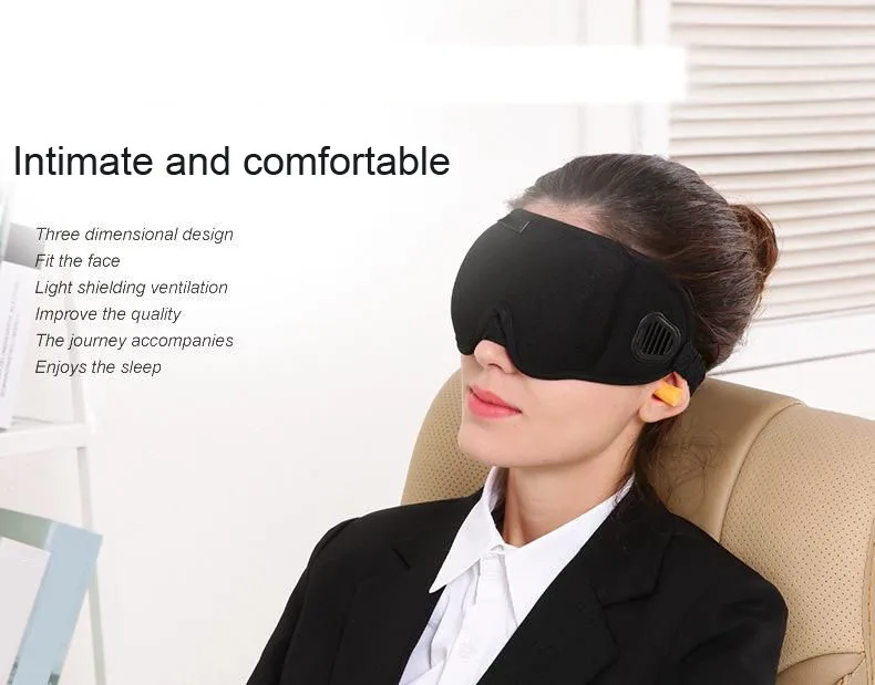 3D Sleep Mask Breathable Men Women Sleeping Aid Eye Mask Cover Patch Sleeping Mask Blindfold for Travel Relax Eyewear Anti Noise