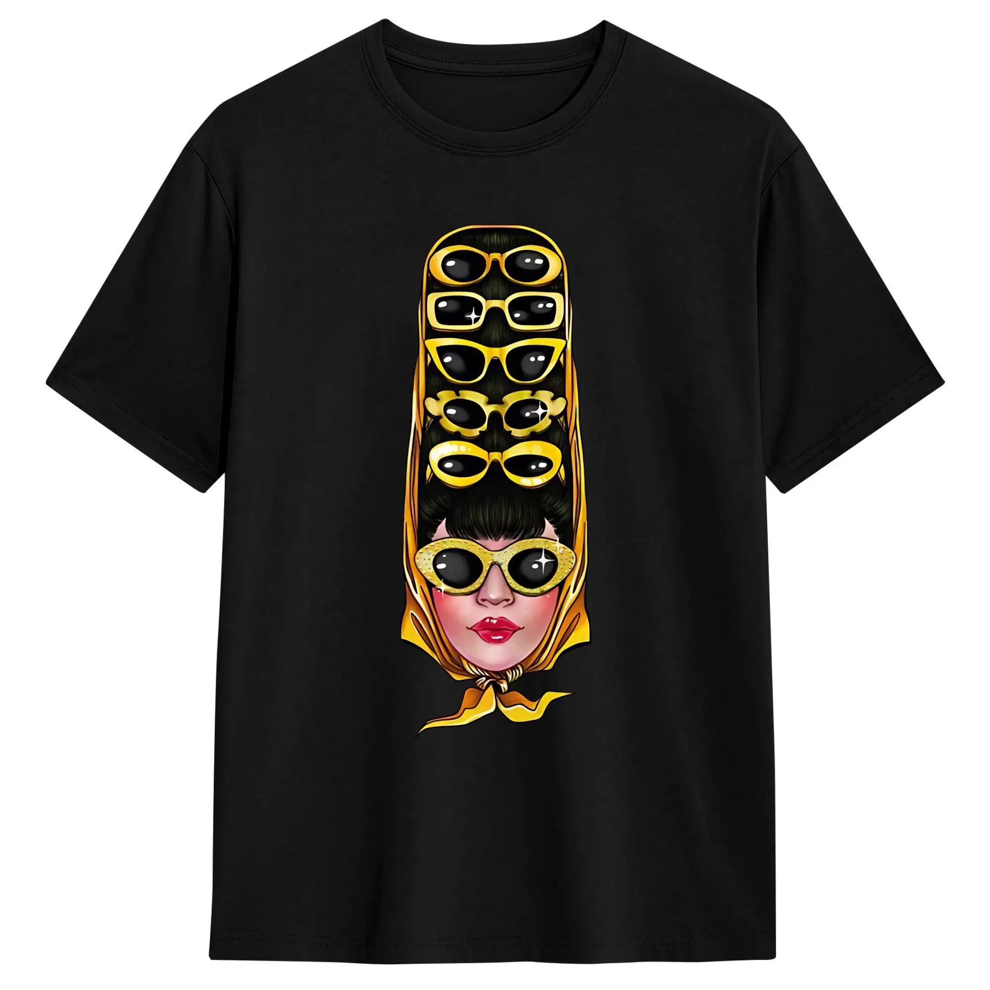 Mode Nymphia Wind Drag Queen T-Shirts Herren Rundhals-T-Shirts aus reiner Baumwolle Kurzarm-T-Shirts 4XL 5XL Kleidung