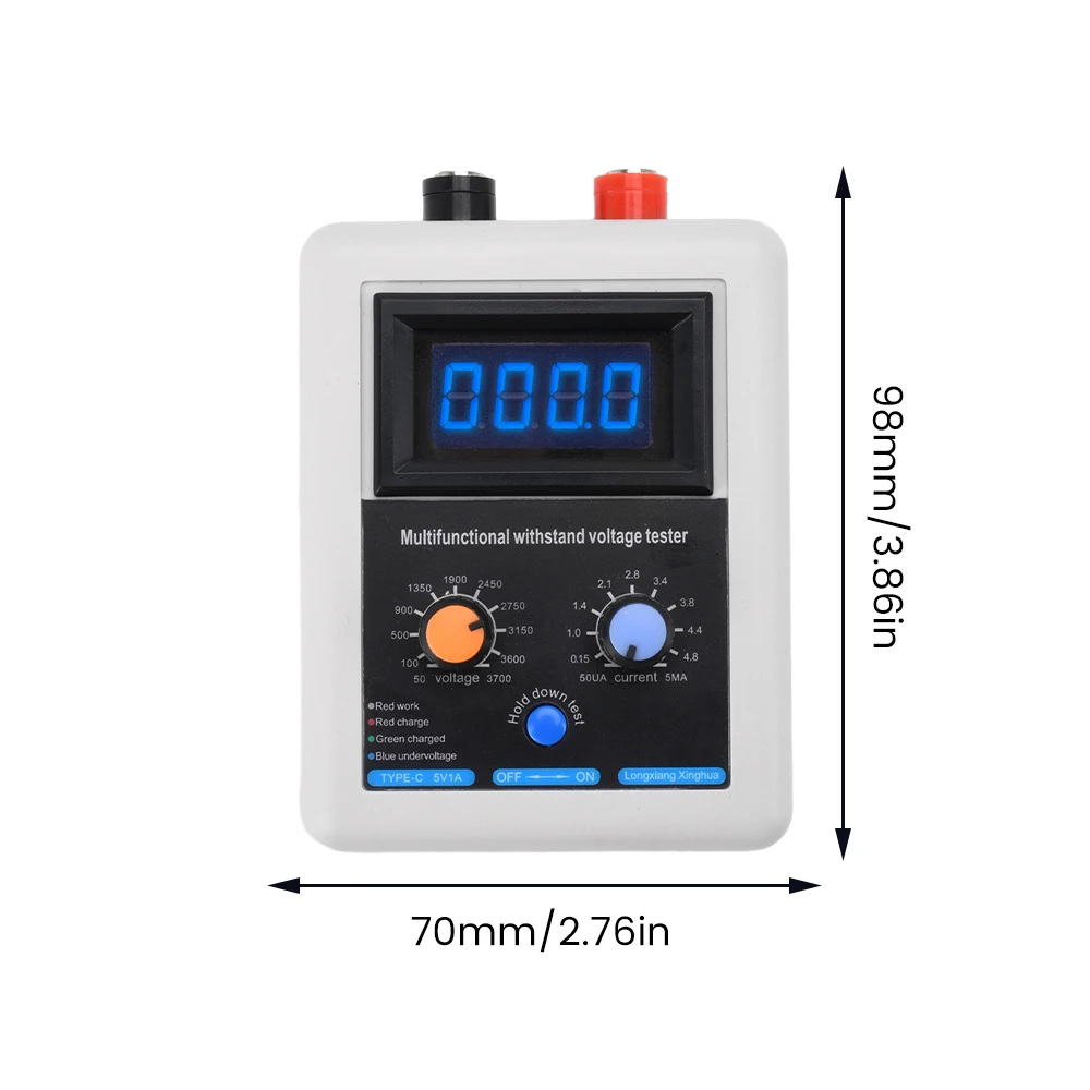 Imagem -04 - Led Capacidade de Tensão Tester Transistor Mov sem Suporte Diodo Mos Triode dc 50v3700v Igbt