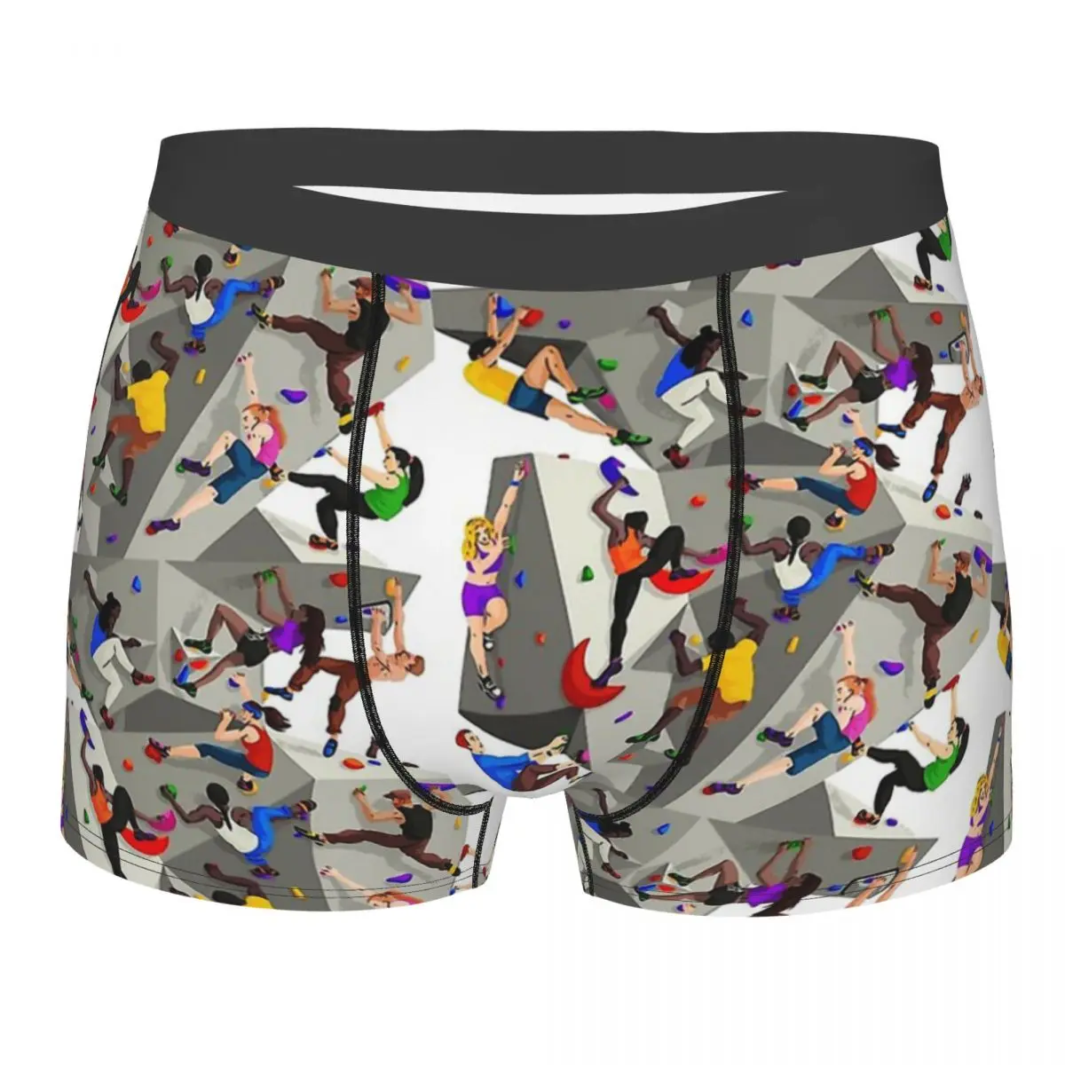 Tribute To Bouldering Man's Boxer Briefs Rock Climbing Highly Breathable Underpants High Quality Print Shorts Gift Idea