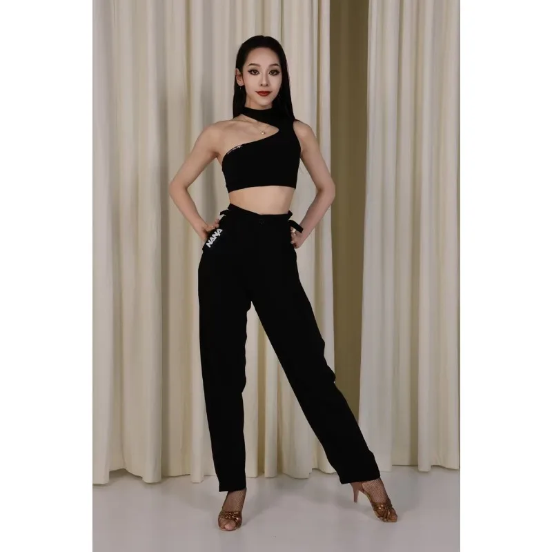 

Customized NANA Top Latin Dance Dress Women's Pants Lace Outer Outfit