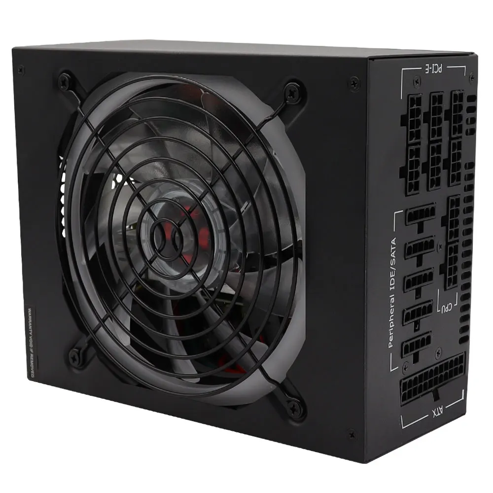 Fully Modular 2000w Computer Power Supply PSU 110V-240V with RGB BTC Mining ATX Support 7 GPU Graphics Card