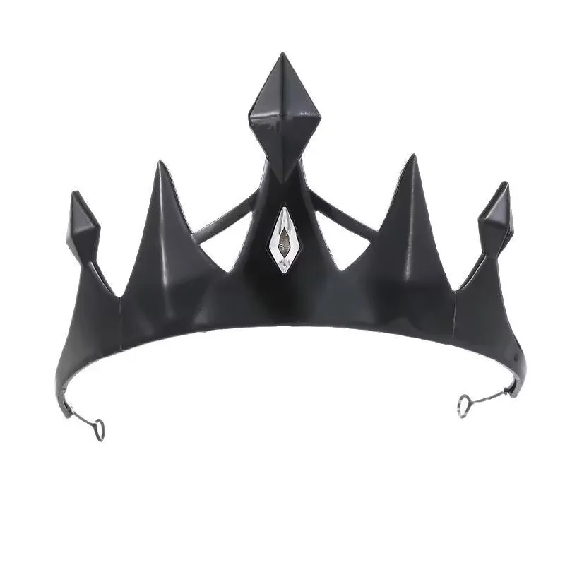أغطية الرأس لحفلات الهالوين على شكل تاج أسود باروكي #1