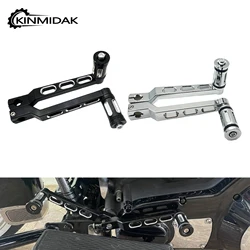 Motorcycle Heel Toe Gear Shift Lever W/ Shift Peg For Harley Softail FLST Touring Electra Street Glide Road King FLHX Trike