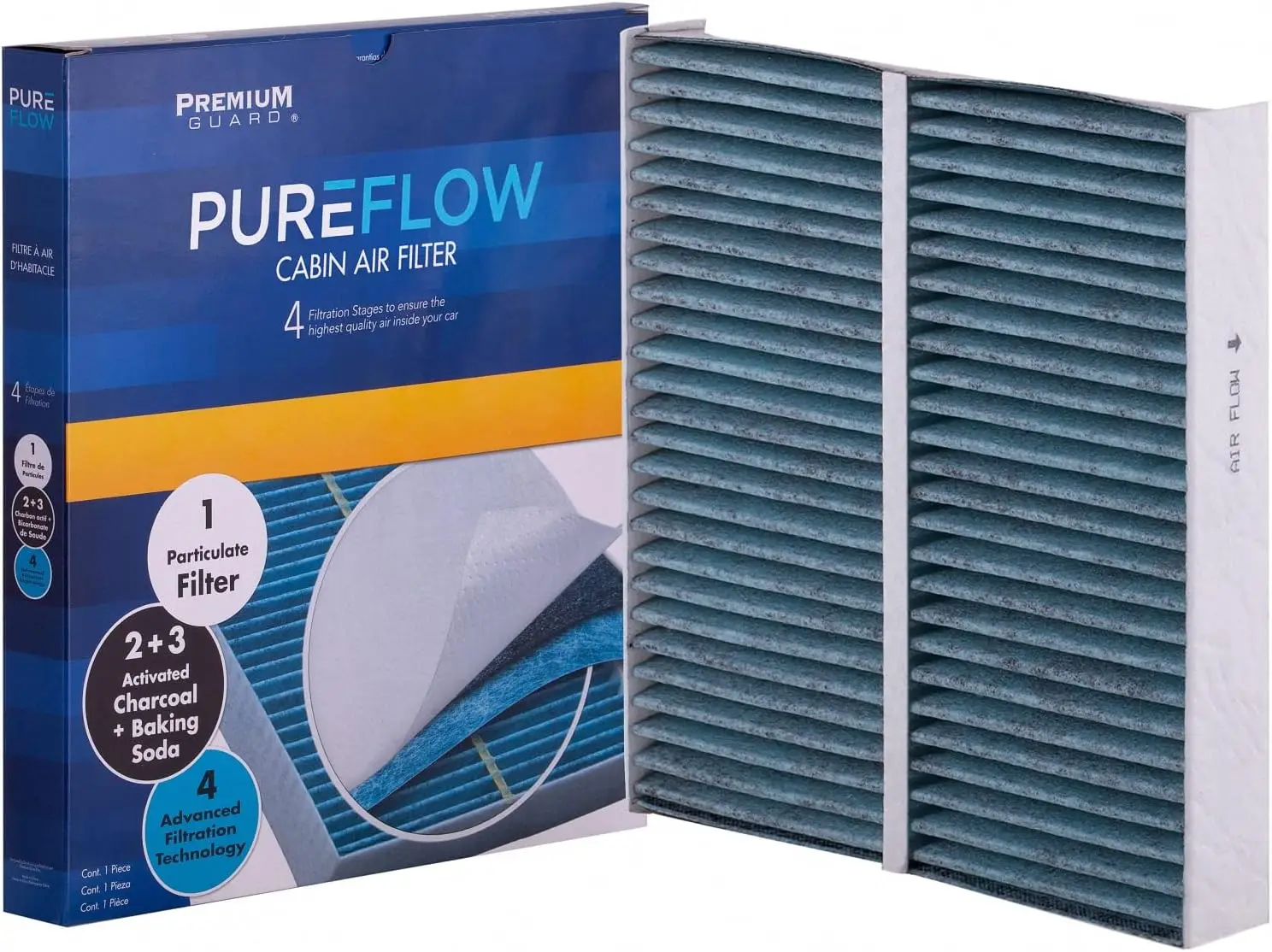 

Воздушный фильтр салона PureFlow PC5530X | Подходит для Nissan NP300 2016-2024, 2011-2025 Mitsubishi Outlander Sport, 2018-2025 Eclipse Cross,