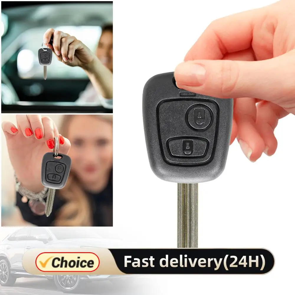 

2-кнопочный брелок для замены ID46 чип, дистанционный автомобильный брелок для ключей, пульт дистанционного управления без ключа для Citroen Xsara Picasso Berlingo