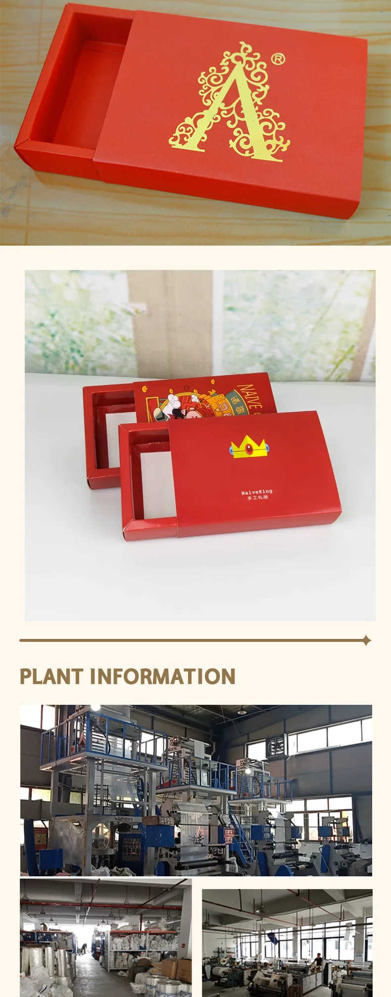 10 Stück Rote Geschenkverpackungs-Schubladenbox für Unterwäsche und Socken, Anpassbar mit Logo – Detail 4