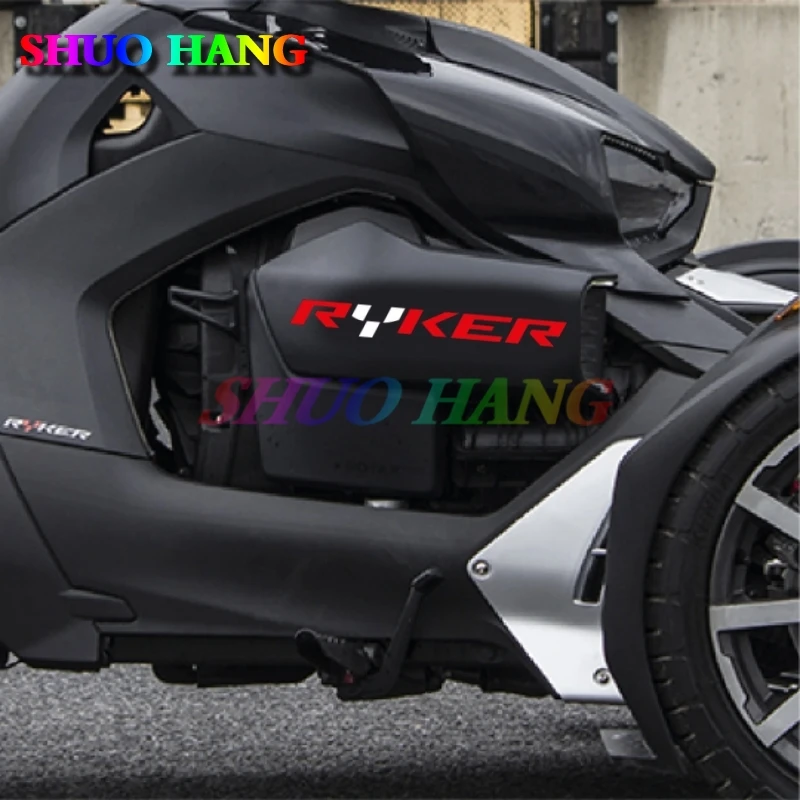 BRP CAN-AM CANAM RYKER سبايدر سيارة ملصق الفينيل دراجة نارية خوذة الجبهة شوكة سباق السيارات الديكور ملصق مائي اكسسوارات السيارات