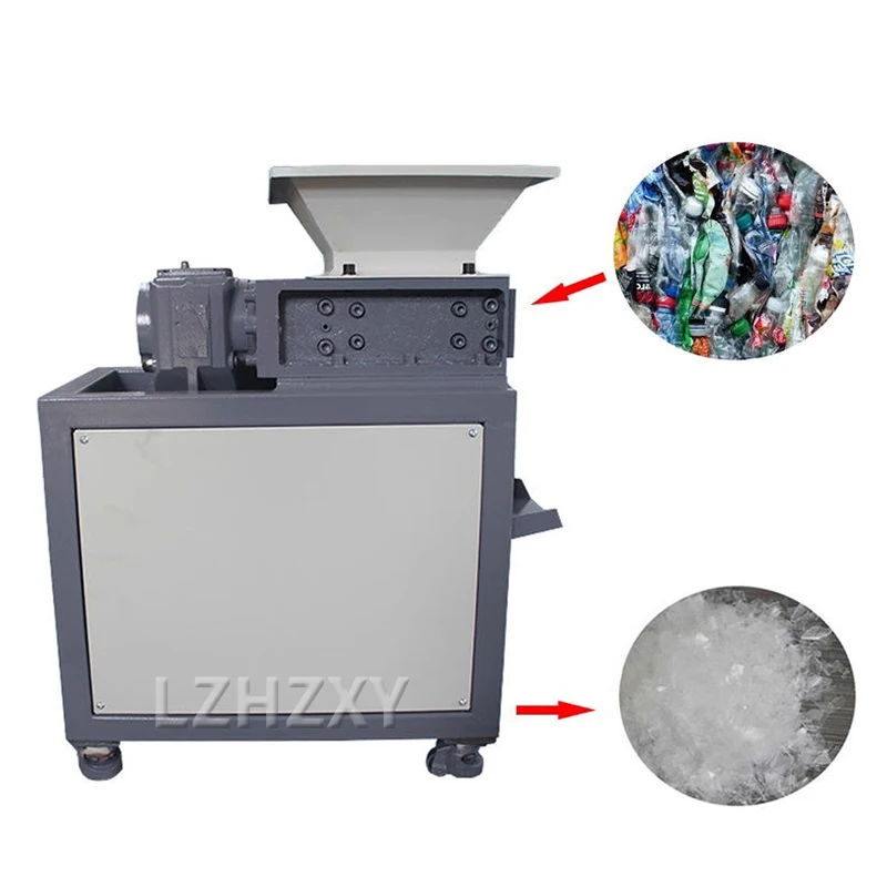 Industrial Shredder 220V 1500W Universal Electric Crusher Plastic Scrap Impact Shredded Machine Wood Waste Metal Treatment