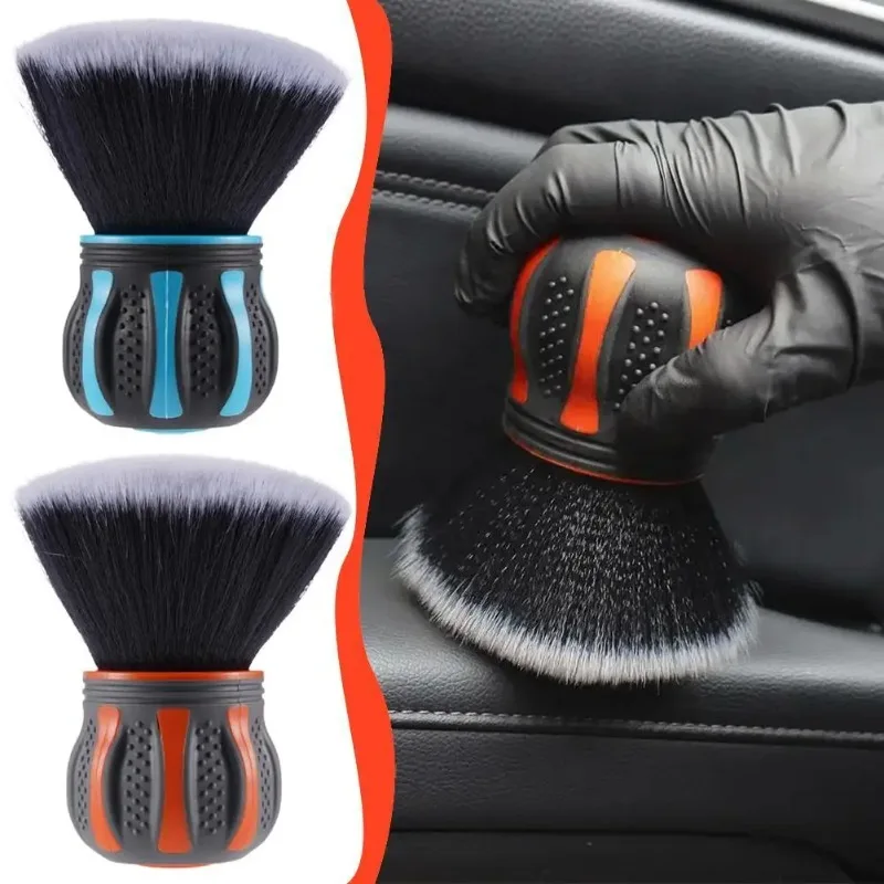 Ultra Soft BristlesCar Detailing Brush,Ergonomic Handle XL Synthetic Brush, Cleaning Dust In Cracks Inside Or Outside Vehicles image 4