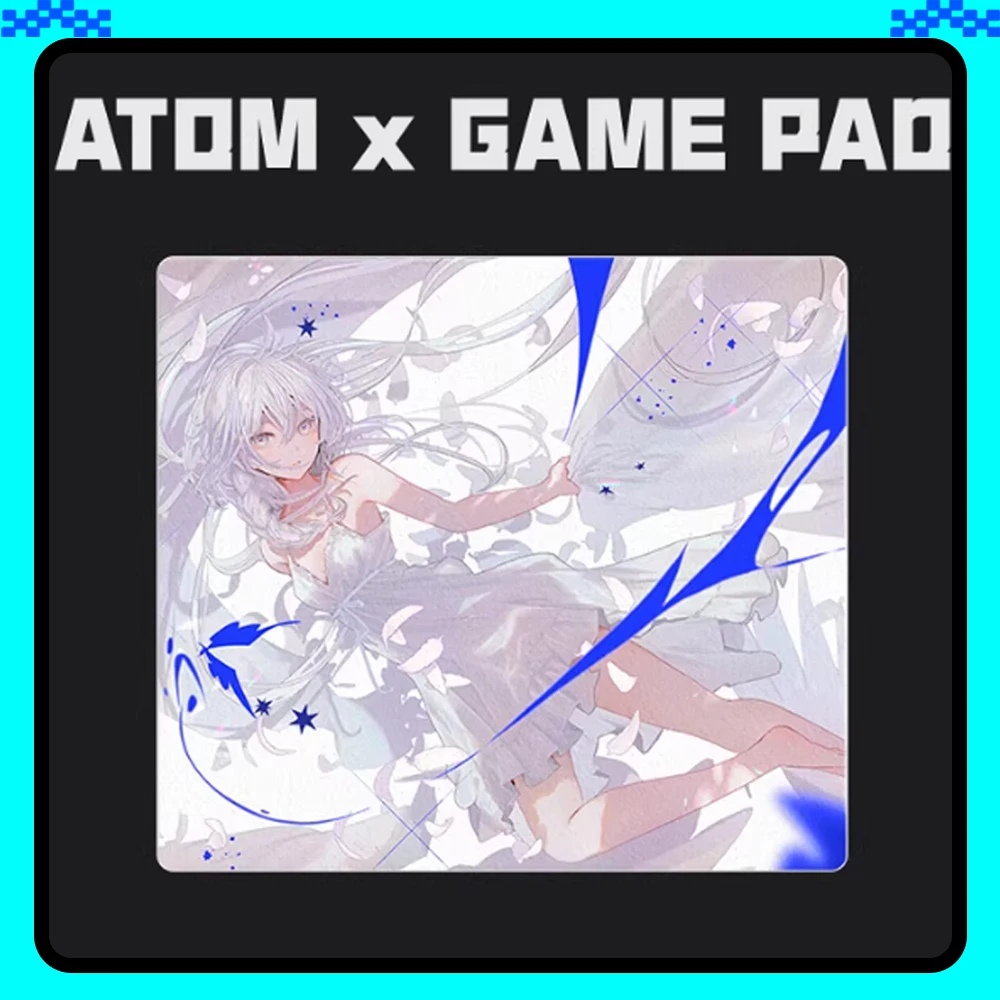 ATOM Resin Gaming Mousepad FPS Speed and Control Mouse Pad Waterproof Skidproof For CSGO APEX Valorant Pc Accessories Gifts