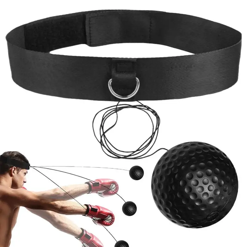 Boxing Speed Ball Head-mounted PU Punch Ball MMA Training Hand Eye Reaction Gym Sandbag Muay Thai Fitness Equipment