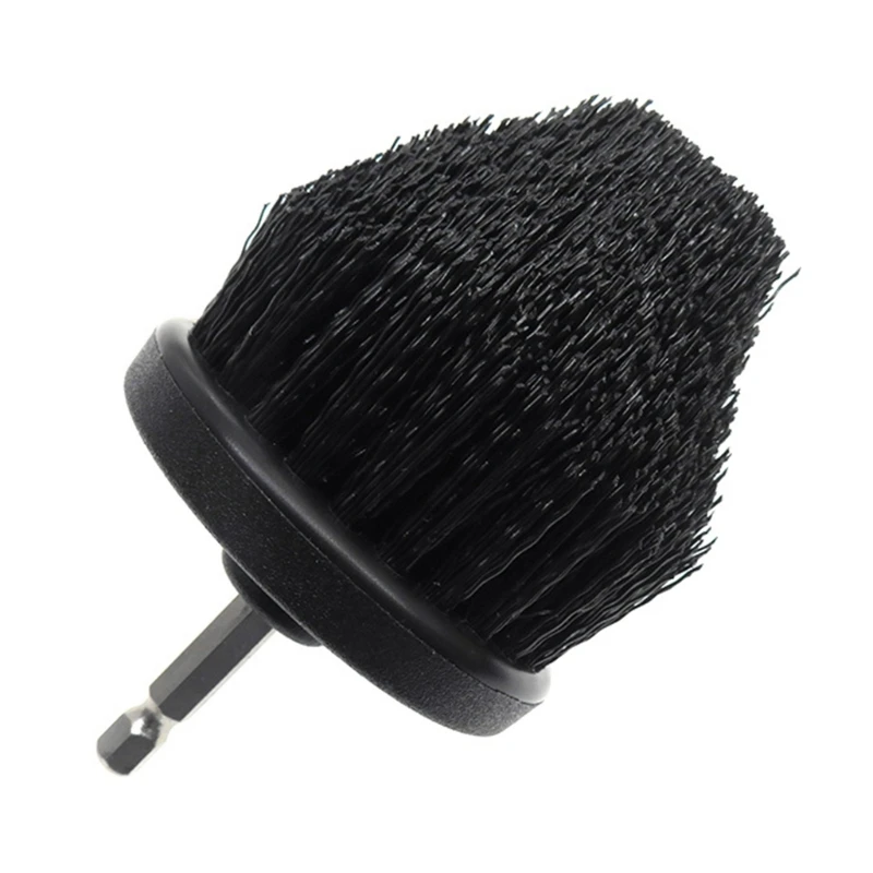 2.5inch Electric Scrubber Brush Drill Extension Rod All Purpose Cleaner Car Detailing Washing Conical Tool Rim Brush Set