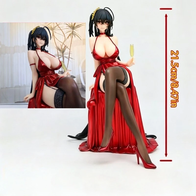 Games anime peripherals toy figures blue Dafeng dress 22CM Sexy beautiful girl Ornaments model gift trendy fun sexy Figure
