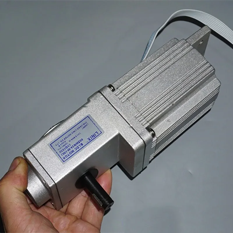 60mm Brushless Motor 12V24V Automatic Door Worm Gear Reduction Metal Gear 48:1 Ratio for Home Improvement