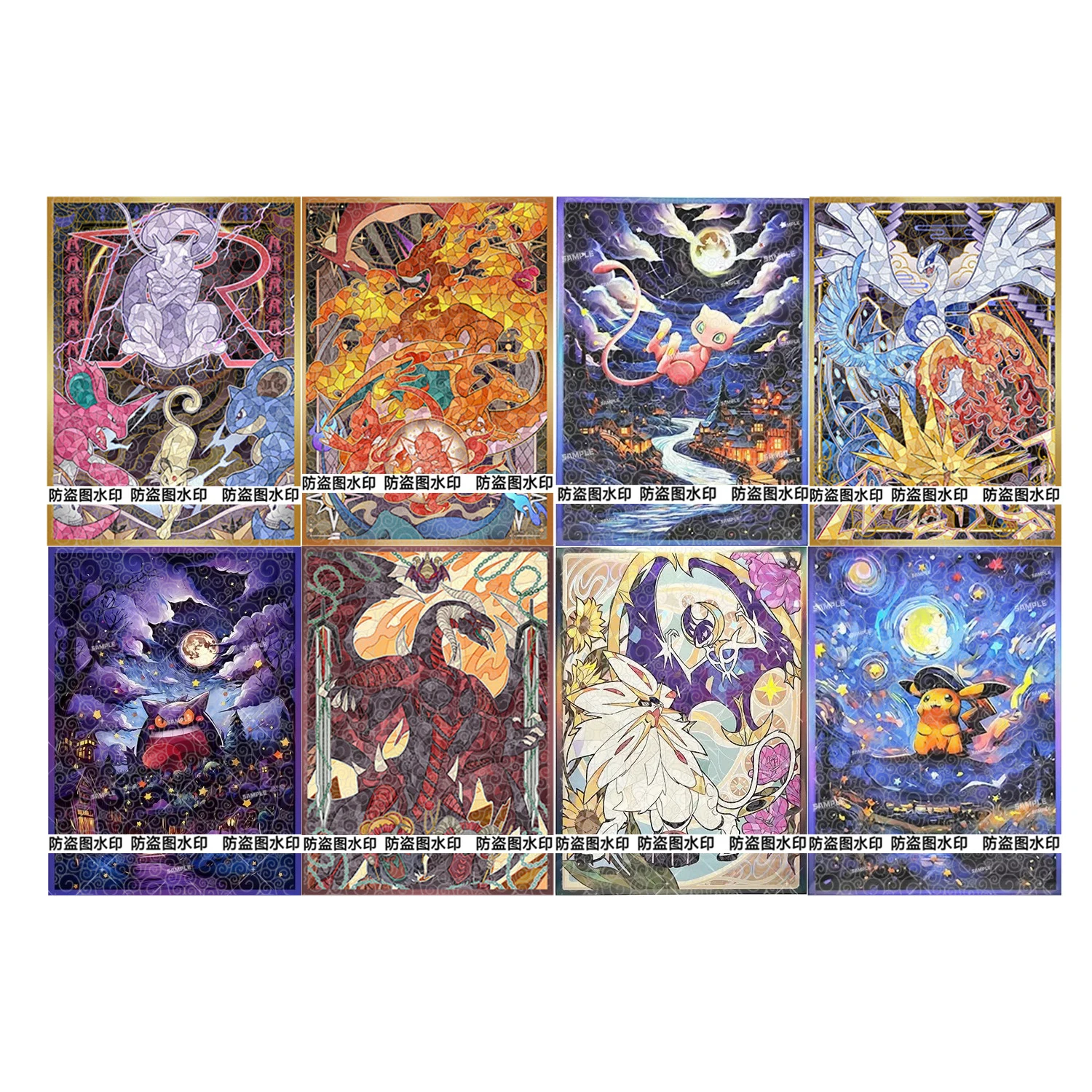 

60 шт./компл. Diy Self Made 66X91 мм Ptcg Rocket Team рукава для карт цветная вспышка Ptcg Gholdengo защитный чехол для карт подарочные игрушки