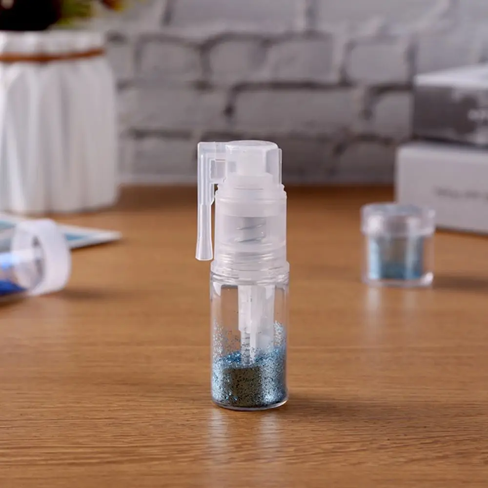 

Empty For DIY Scrapbooking Portable Dry Glitters Container Atomizer Bottle Glitter Duster Dry Powder Dispenser Spray Bottle