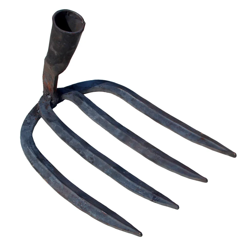 

4 Teeth Rake Head Sturdy Steel Gardening Tool Accessories for Garden Raking and Leaf Cleaning Garden Rake