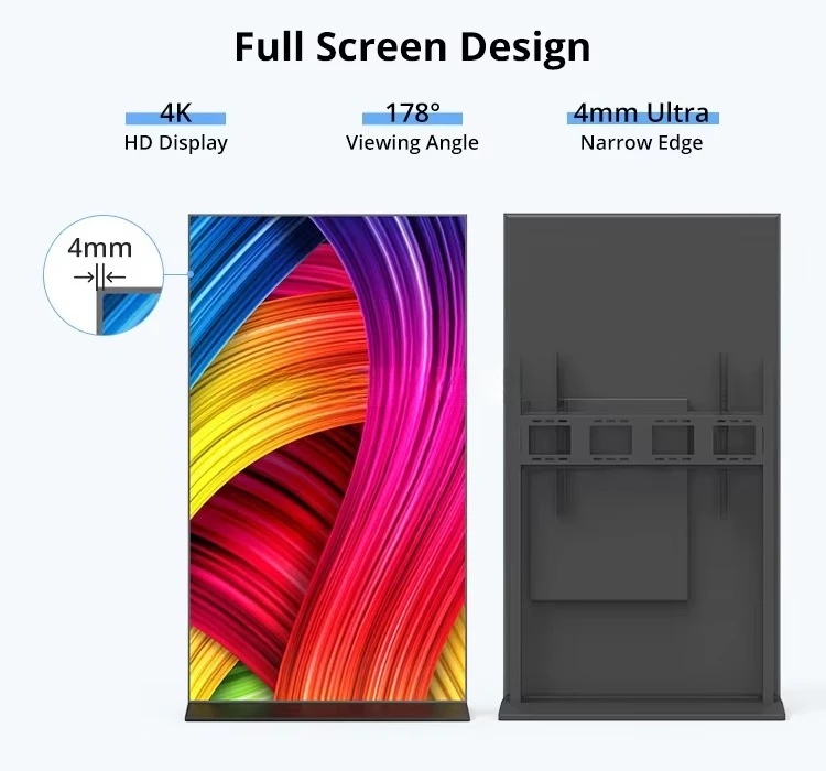 

43-Inch vertical LCD advertising digital signage advertising display