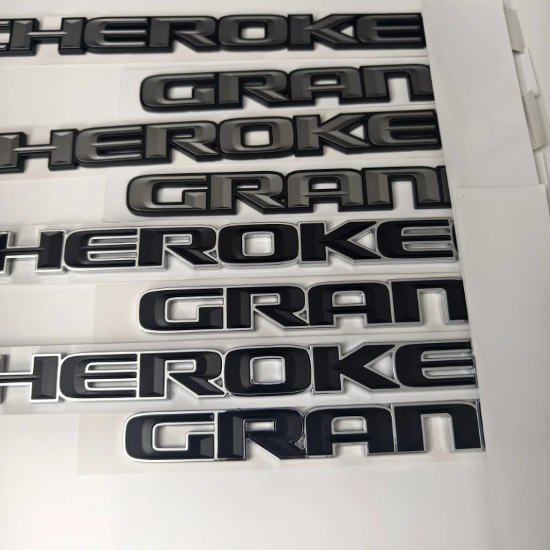 

Цельный Стайлинг автомобиля, 3D буквы, эмблема, боковые двери, табличка с именем, наклейка для автомобиля Grand Cherokee, аксессуар