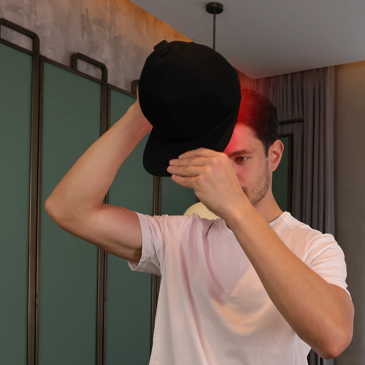 Ideatherapy Red Light Hats 650nm 850nm Infrared Helmet Hats Nir Led Red Light Therapy Treatment Caps for Hair Growth