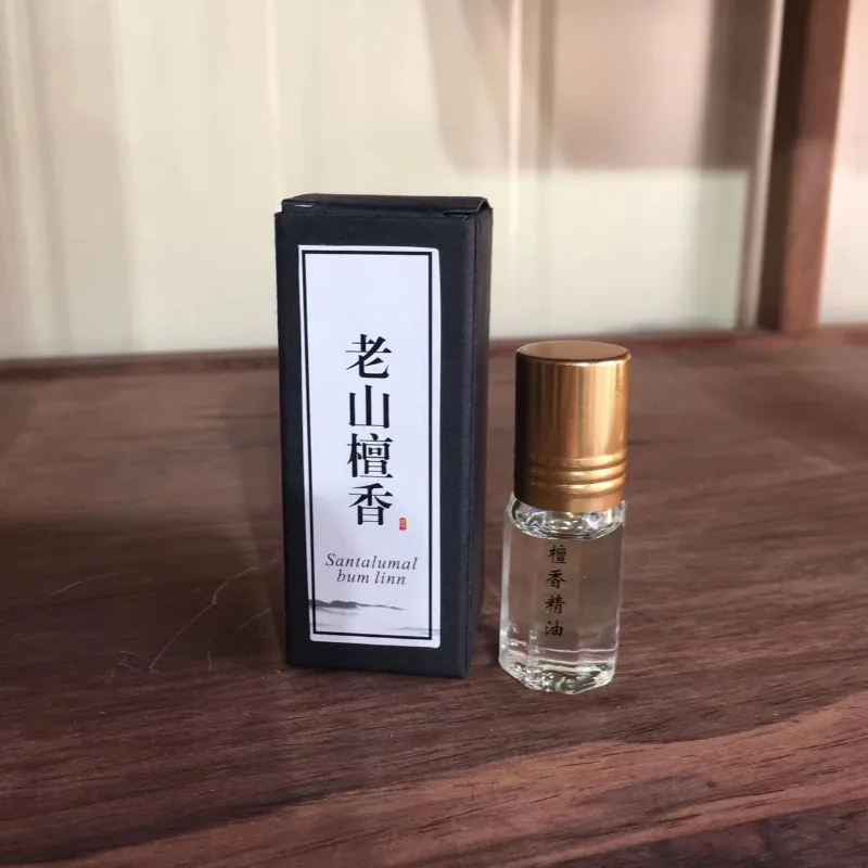 3ml India Old Mountain Sandalwood Essential Oil Domestic/Aroma Diffuser Indoor Sleep Aid Air Purification Massage Essential Oil