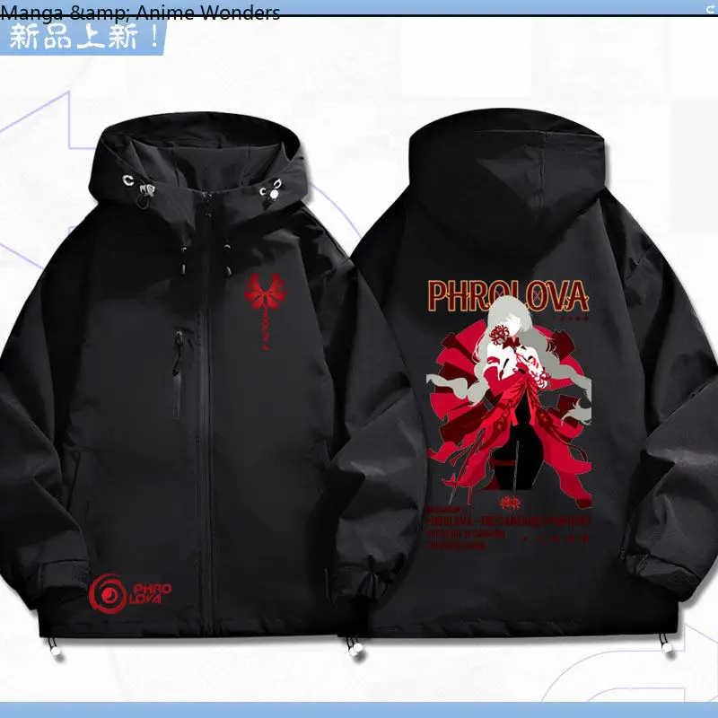 

Новая толстовка с капюшоном на молнии с длинными рукавами для косплея Wuthering Waves Phrolova, защитный костюм, подарок для пары, для мужчин и девушек, весна-осень, Хэллоуин