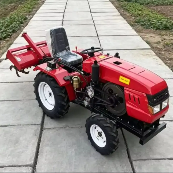 

Customized Tractor Rotary Tiller, 4‑Wheel High‑Power Cultivator, Brand‑New Upgraded Wheeled Ploughing Machine for Farmland