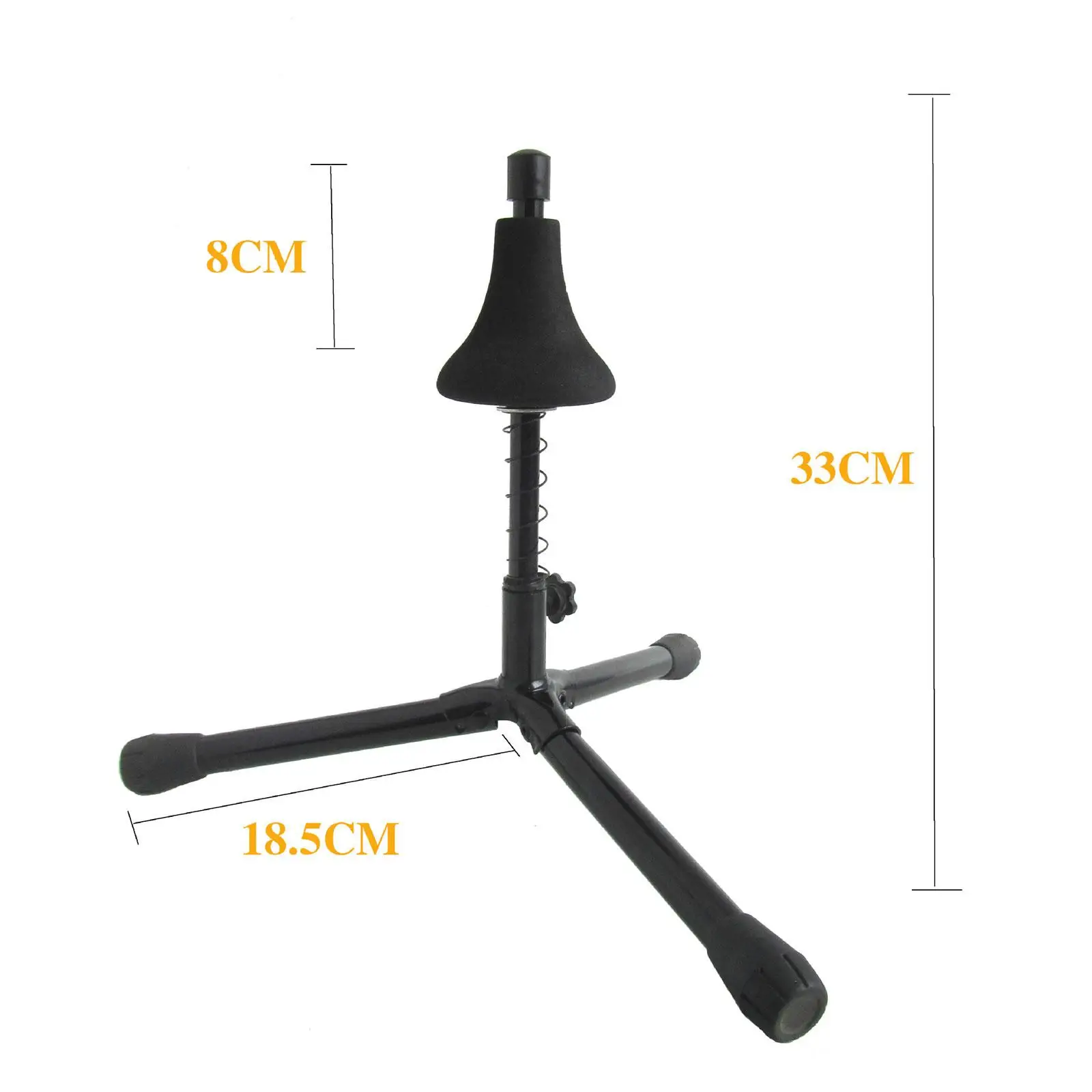 Trumpet Stand Folding Tripod Holder Compact Professional Stable Base Wind Instrument Accessory Travel