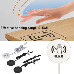 Penetrable 25mm Wood Panel Wireless Touch Sensor LED Light Switch Control 12V 24V 60W Hand Sweep Control Dimmable Touch Dimmer