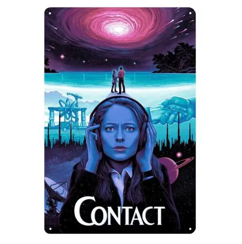 Contact Movie Metal Poster Tin Sign - 20x30cm Plate sign