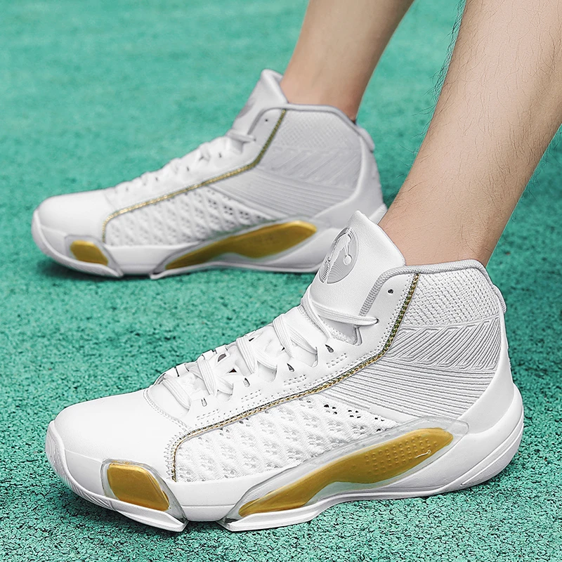 Pro High Quality Mens Basketball Sneakers Non-slip Kids Gym Training Sports Shoes Fashion ForMotion Basketball Shoes Male QQ-A38