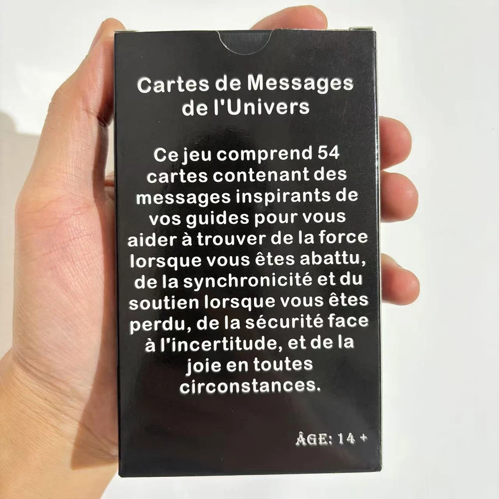 French Oracle Cards, French Tarot Deck, Universe Tarot Cards, Cosmic Wisdom Oracle Cards, 12x7cm, 54-Cards