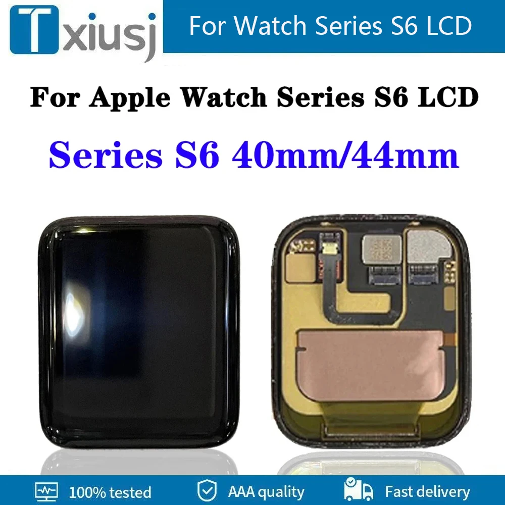 

AAA +++ для Apple Watch Series 6 LCD A2293, A2294, A2375, A2376 дисплей с сенсорным экраном дигитайзер 40 мм/44 мм Замена экрана Pantalla